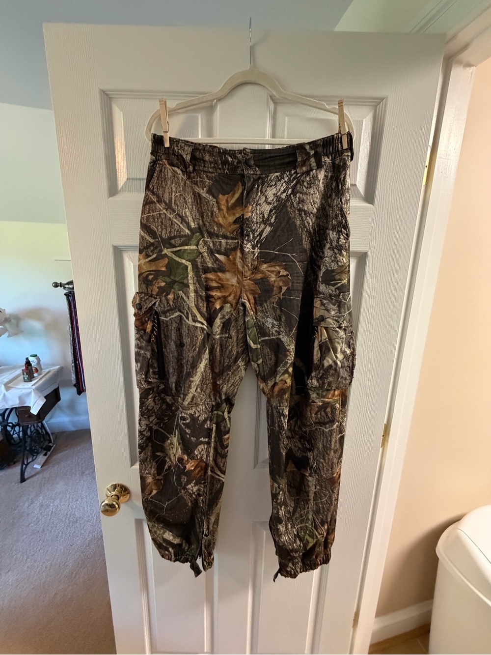 Men's Camouflage Cargo Pants - Brown/Green